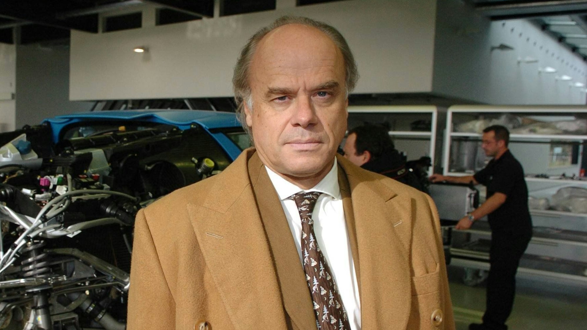 Thomas Bscher in einer Produktionsstätte für die Bugatti Automobile im elsässischen Molsheim.