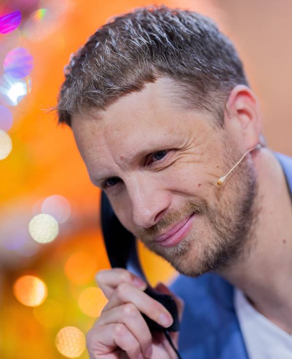 Oliver Pocher, Moderator, nimmt am RTL-Spendenmarathon 2023 teil.