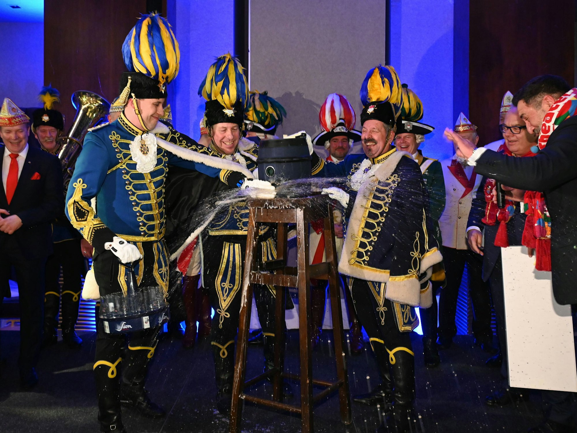 Fassanstich in der Hofburg.