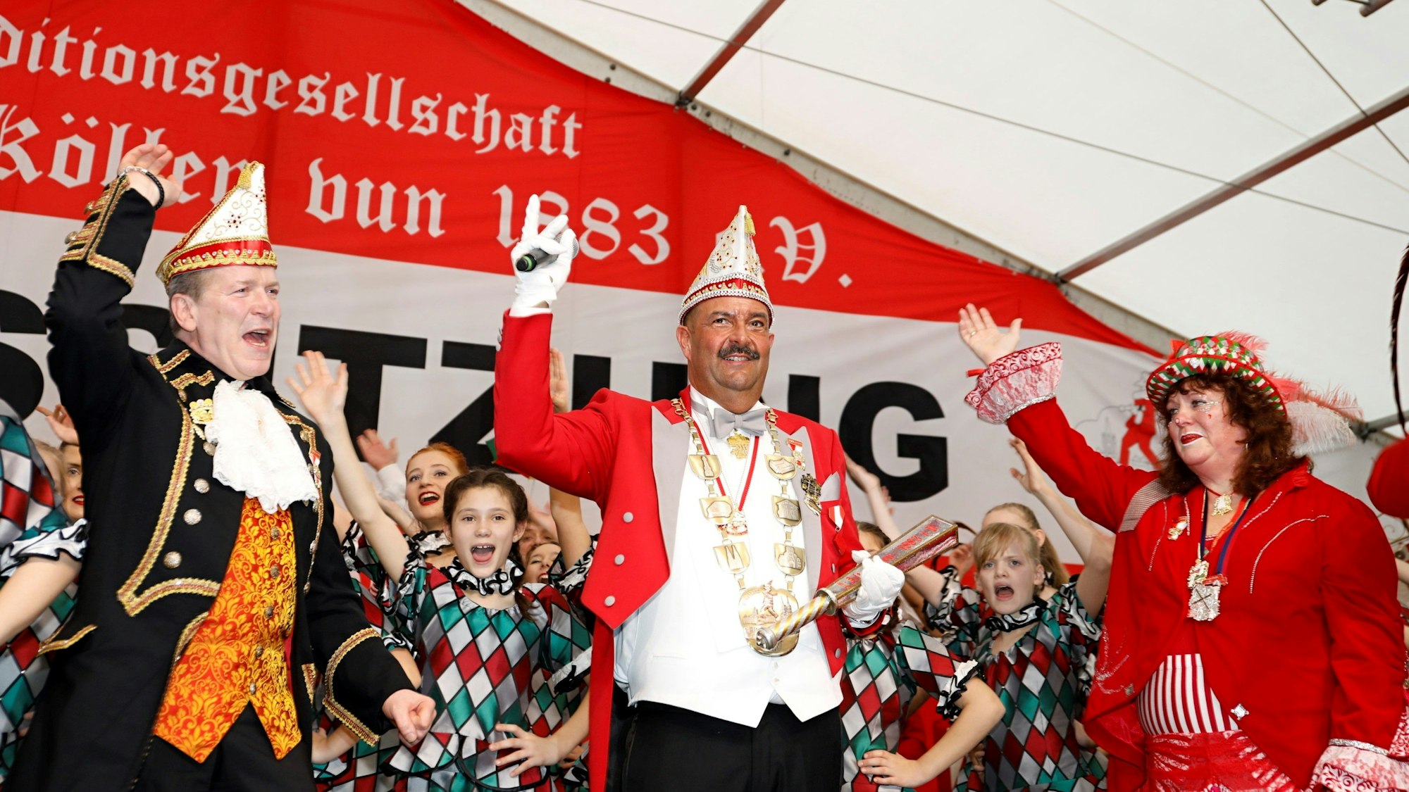 Stephan Degueldre bei der Sitzung.