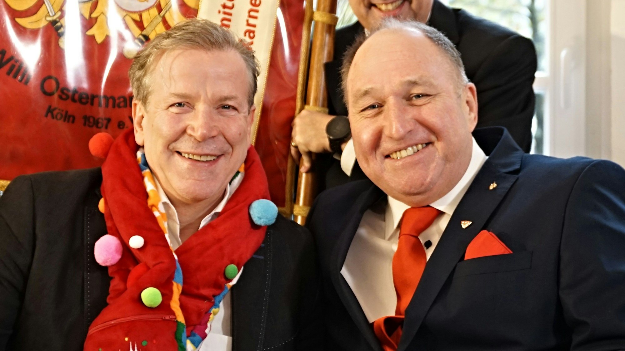 Christoph Kuckelkorn und Ralf Schlegelmilch vom Kreativteam.