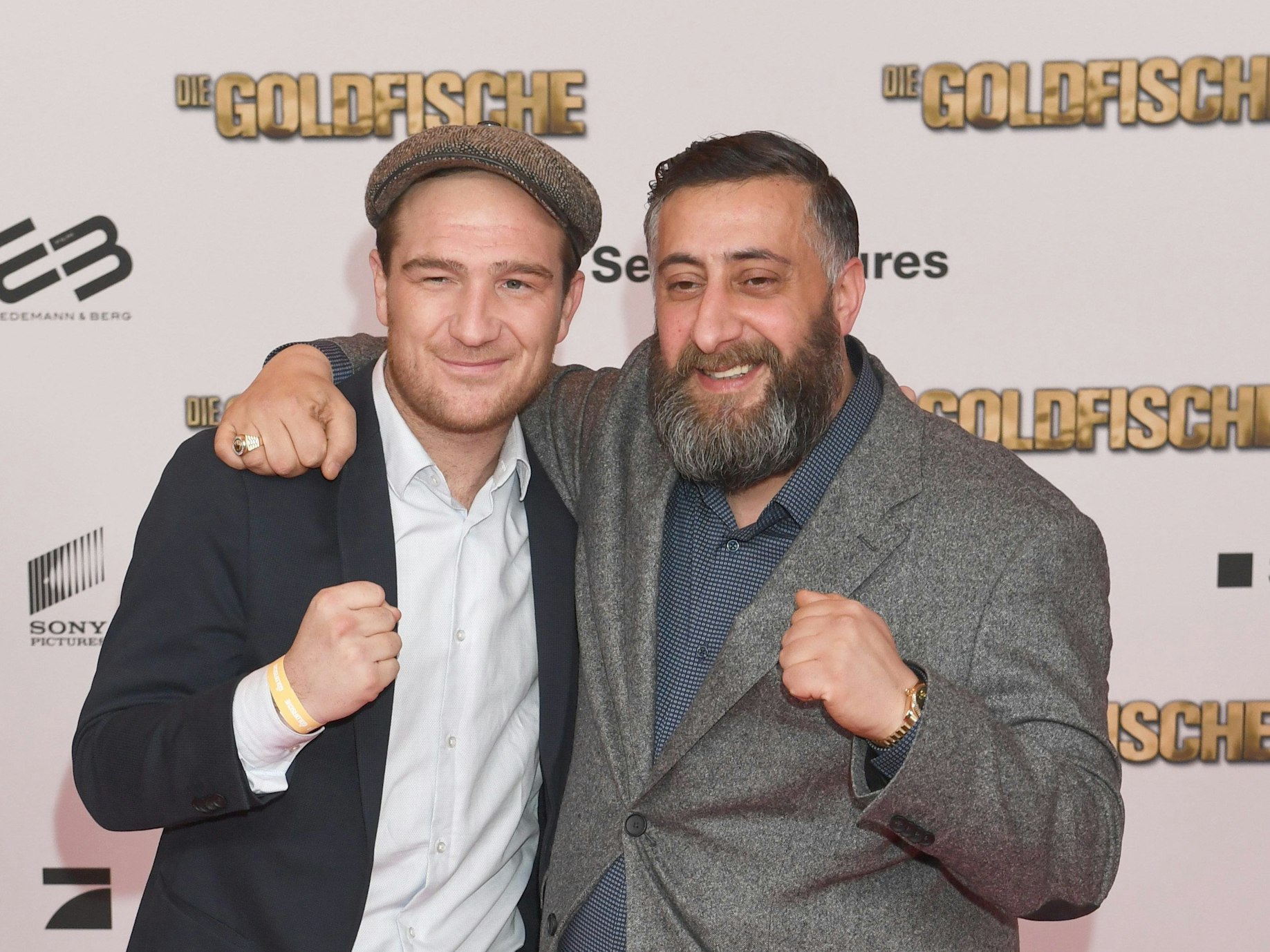 Die Schauspieler Frederick Lau und Kida Khodr Ramadan am 13. März 2019.