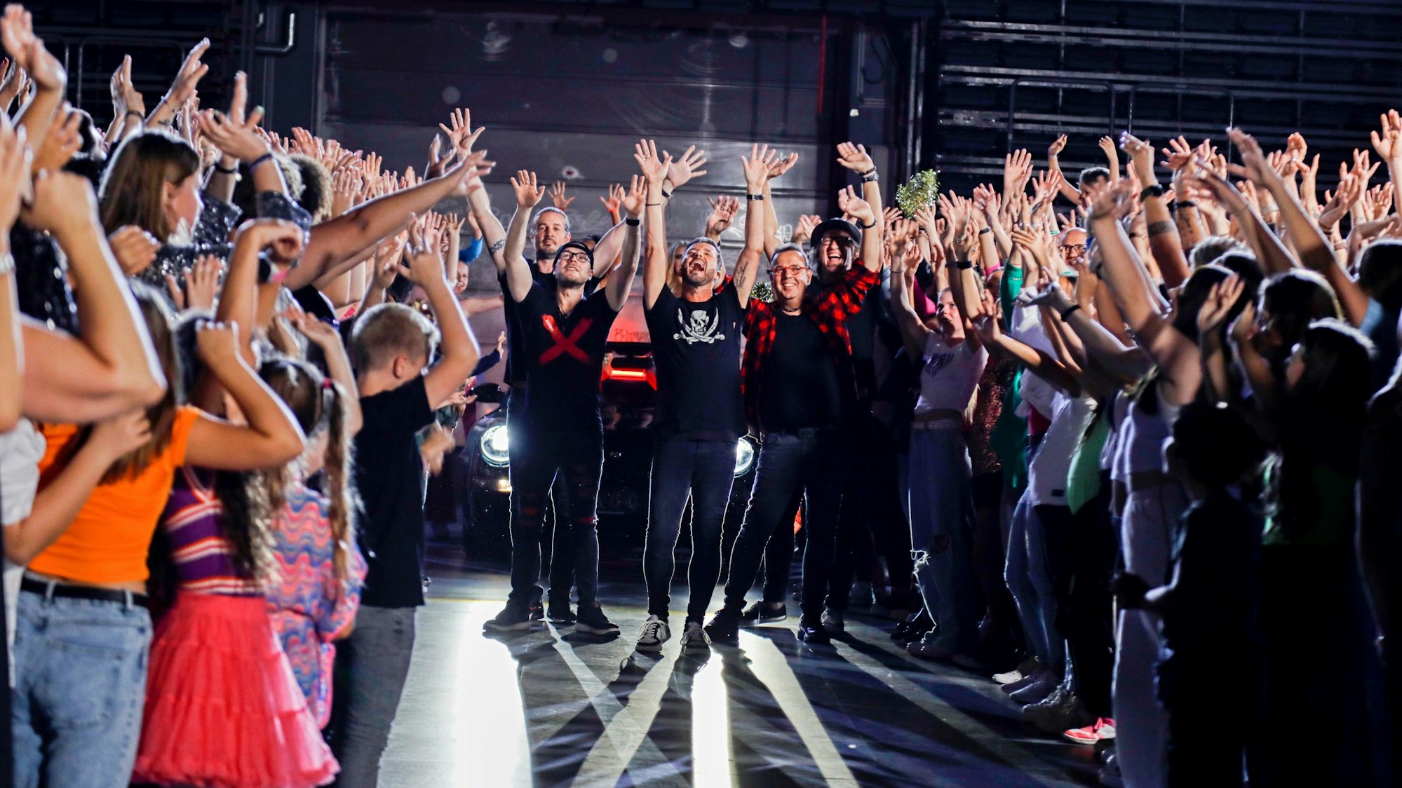 Dreh des Räuber-Videos.