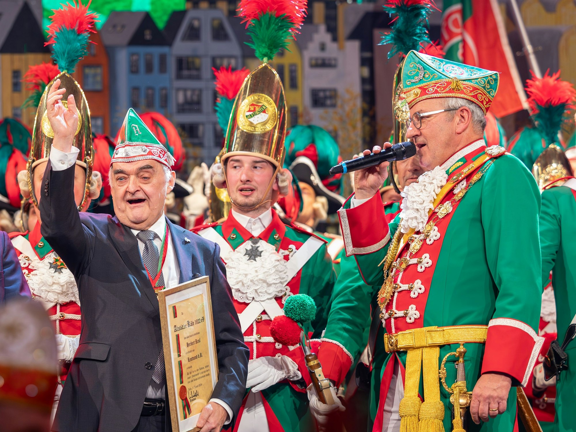 Herbert Reul mit Hans Kölschbach.