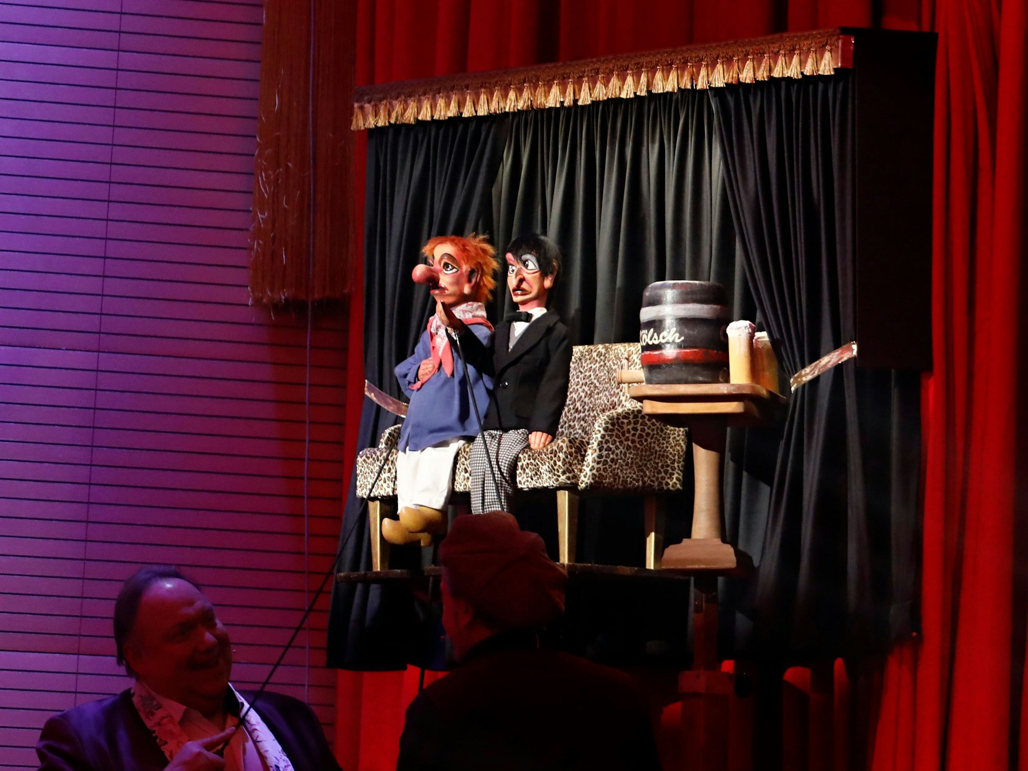 Tünnes und Schäl bei der Pripro.