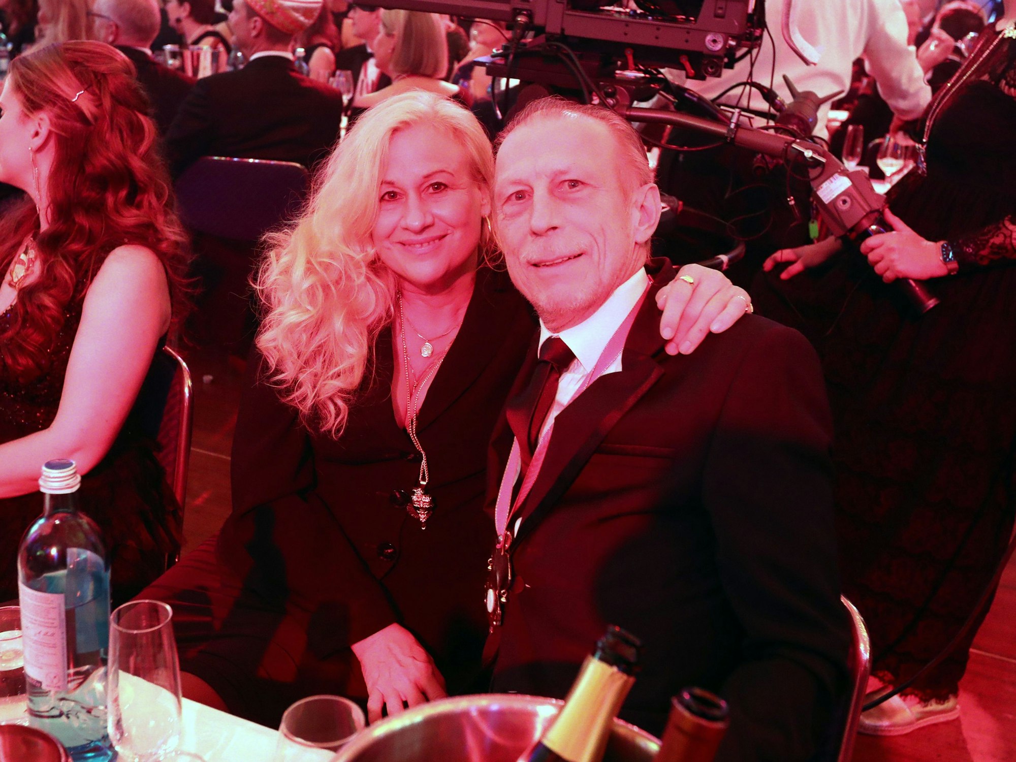 Proklamation des Kölner Dreigestirns, Christoph Daum mit Frau Angelica.