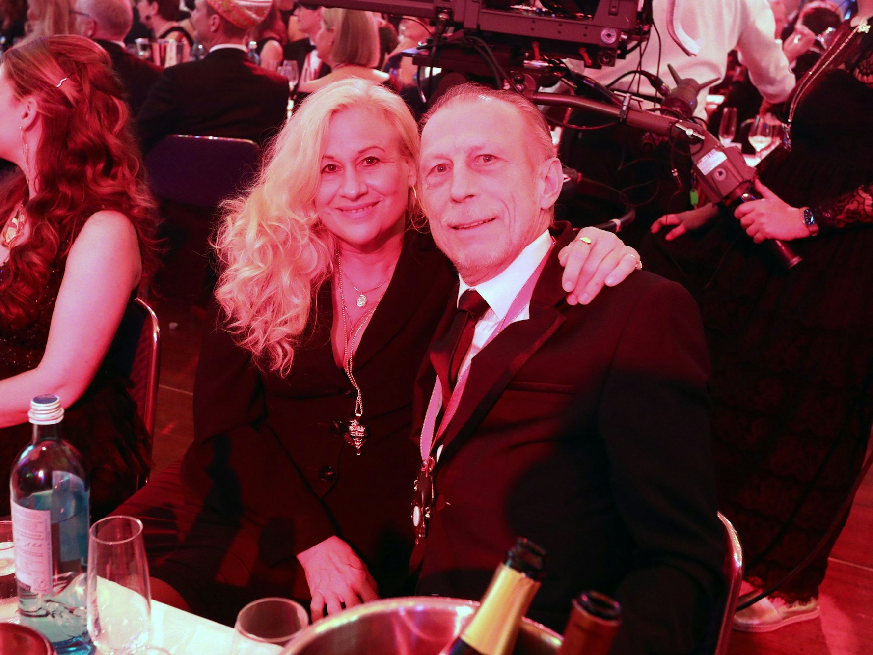 Proklamation des Kölner Dreigestirns, Christoph Daum mit Frau Angelica.