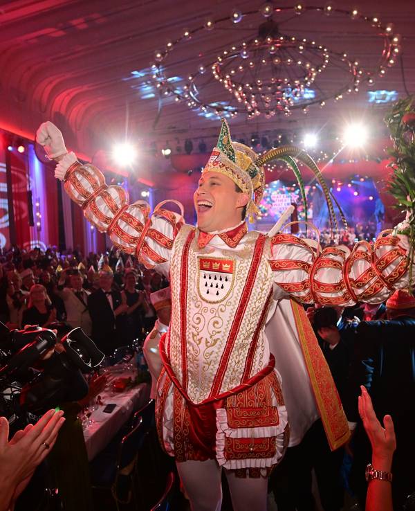 Prinz Sascha I. im Gürzenich.