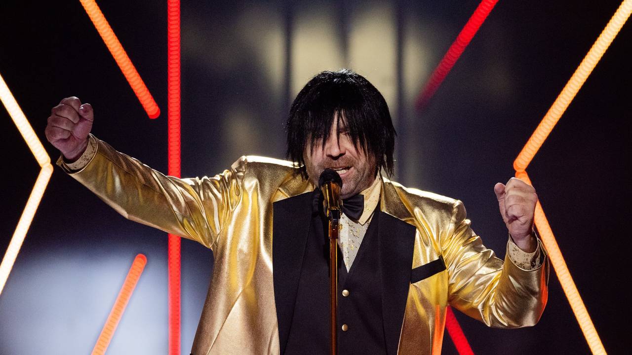 Ikke Hüftgold (bürgerlich Matthias Distel) steht bei den Proben zu „Eurovision Song Contest 2023 – Unser Lied für Liverpool“ auf der Bühne.