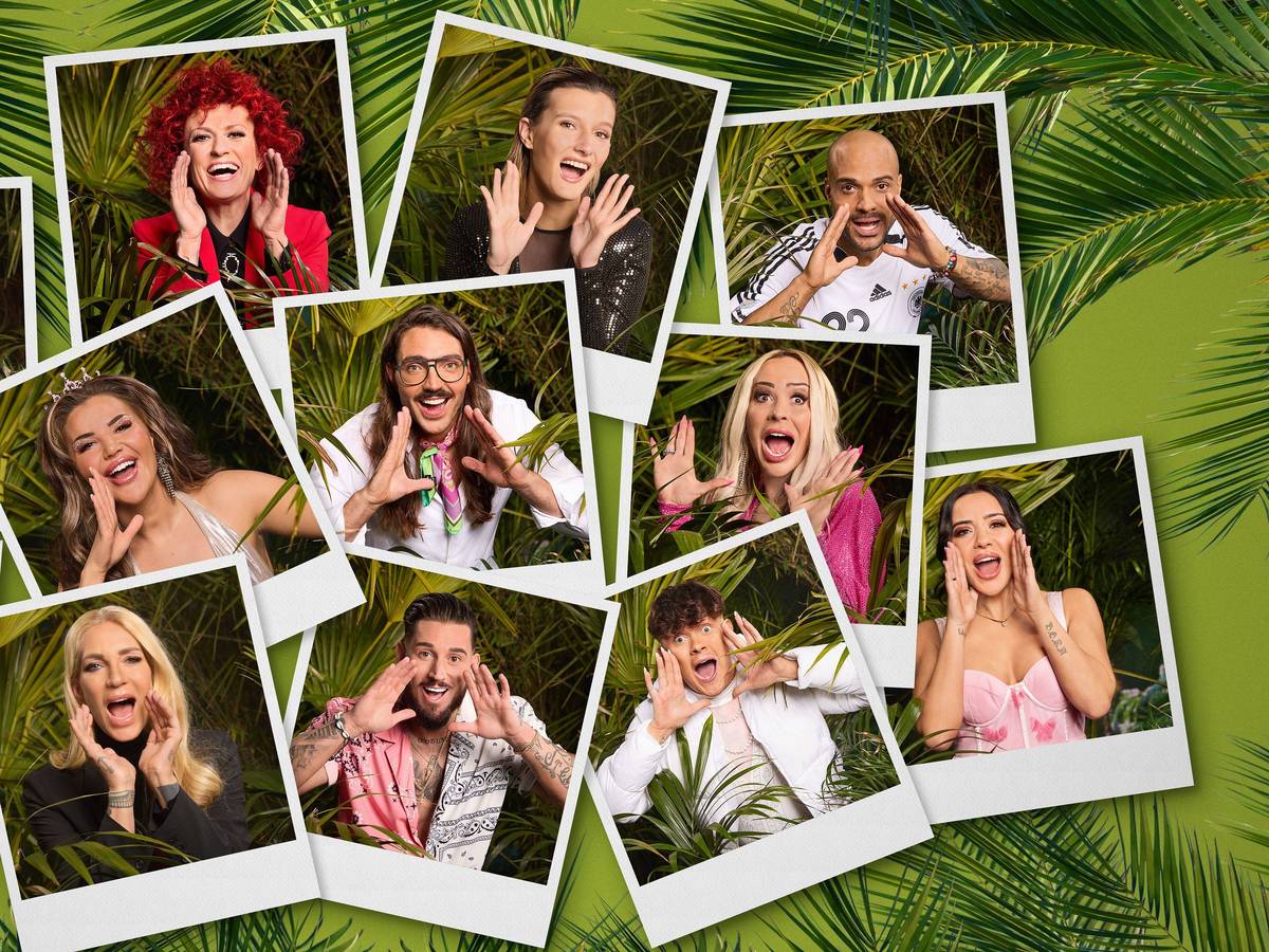 Felix von Jascheroff, Lucy Diakovska, Anya Elsner, David Odonkor M.v.l.: Kim Virginia, Fabio Knez, Cora Schumacher U.v.l.: Heinz Hoenig, Sarah Kern, Mike Heiter, Twenty4Tim, Leyla Lahouar