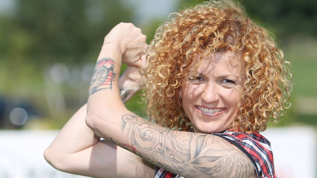 Sängerin Lucy Diakovska am 27. August 2016 in Machern bei Leipzig.