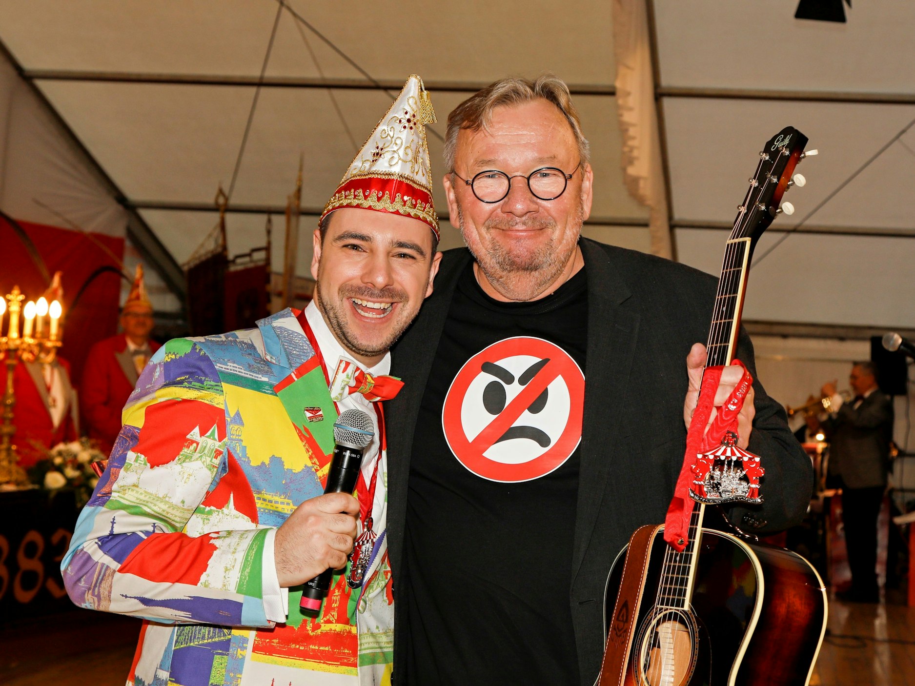 Stephan Henseler mit Bernd Stelter.
