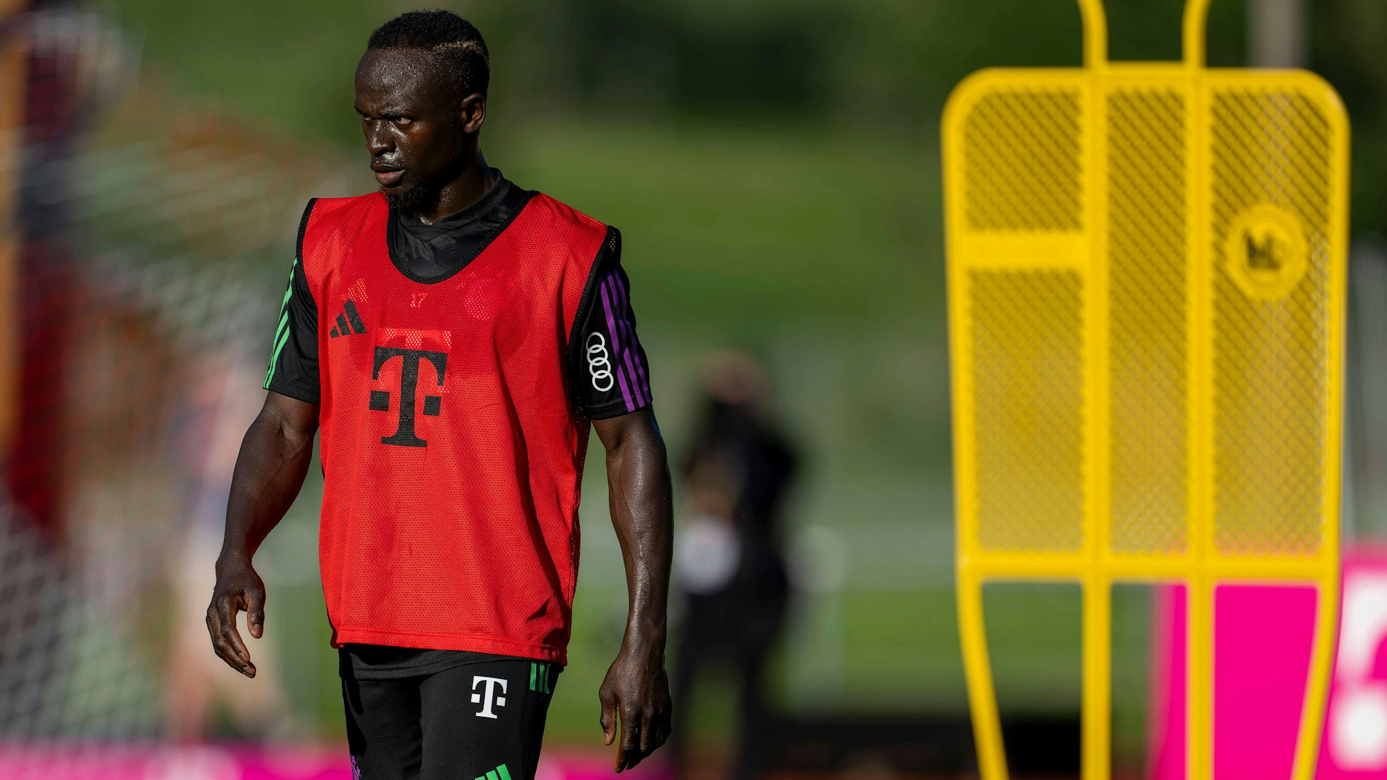 Sadio Mané beim Training des FC Bayern.
