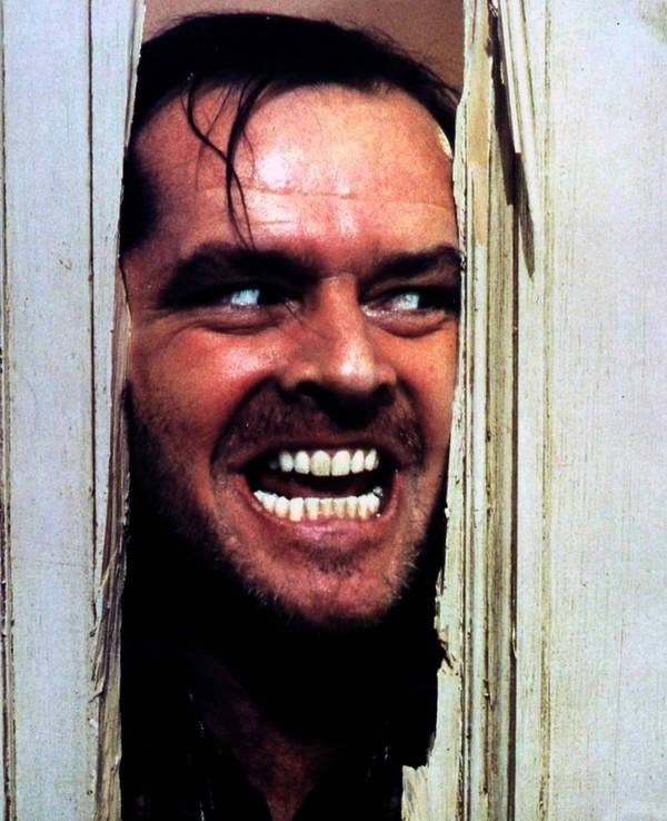 Jack Nicholson in einer Szene aus "The Shining" von 1980