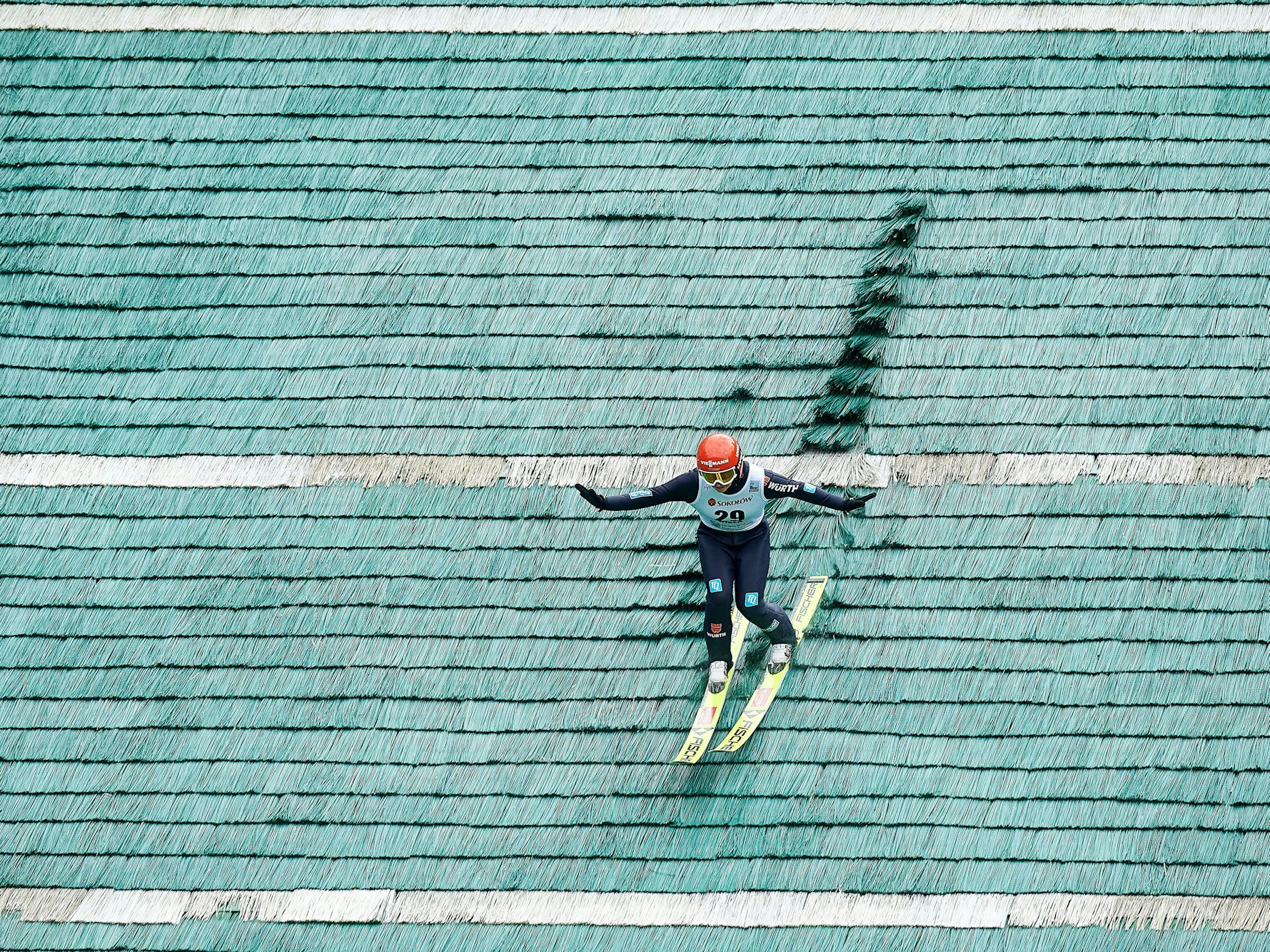 Katharina Schmid (damals noch Althaus) aus Deutschland in Aktion.