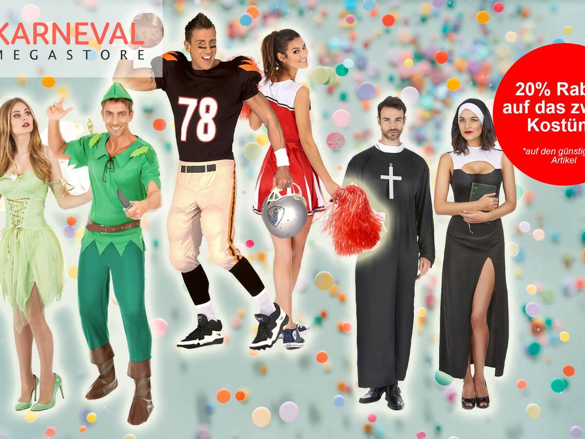 Partnerkostüme im Karneval Megastore