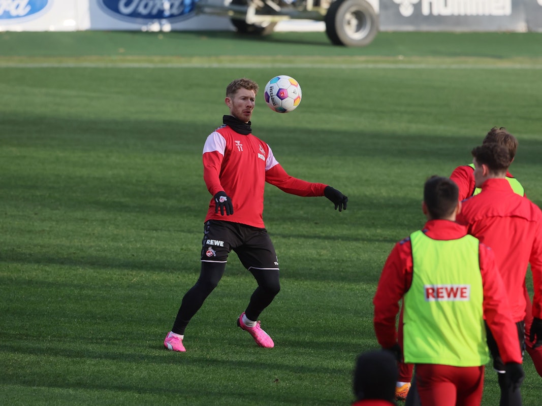 Training beim 1. FC Köln: Florian Kainz in Aktion.