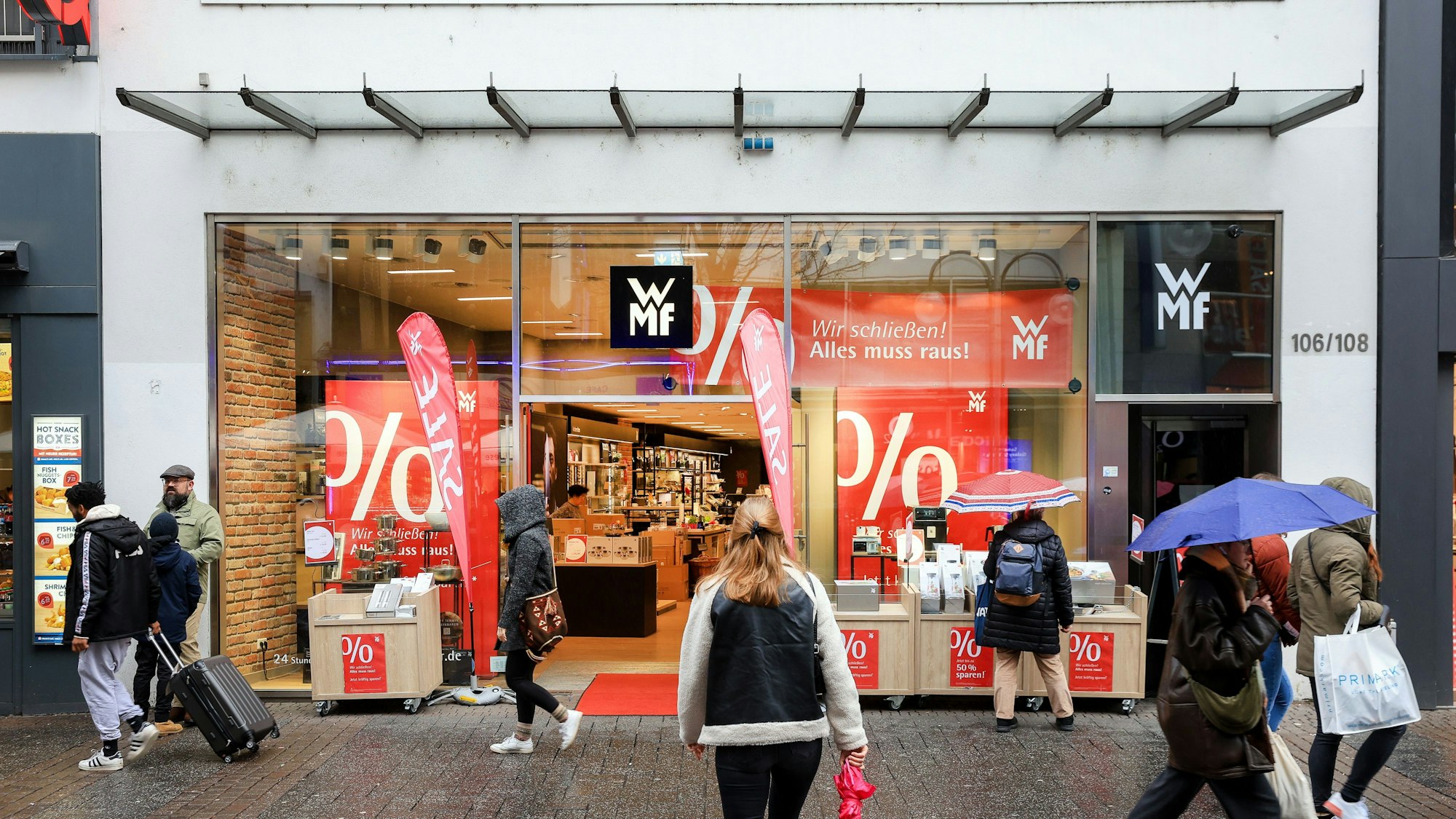Die WMF-Filiale auf der Schildergasse
