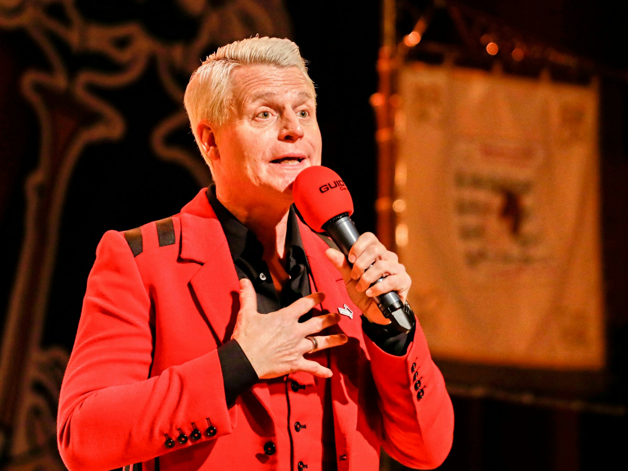 Guido Cantz auf der Bühne.