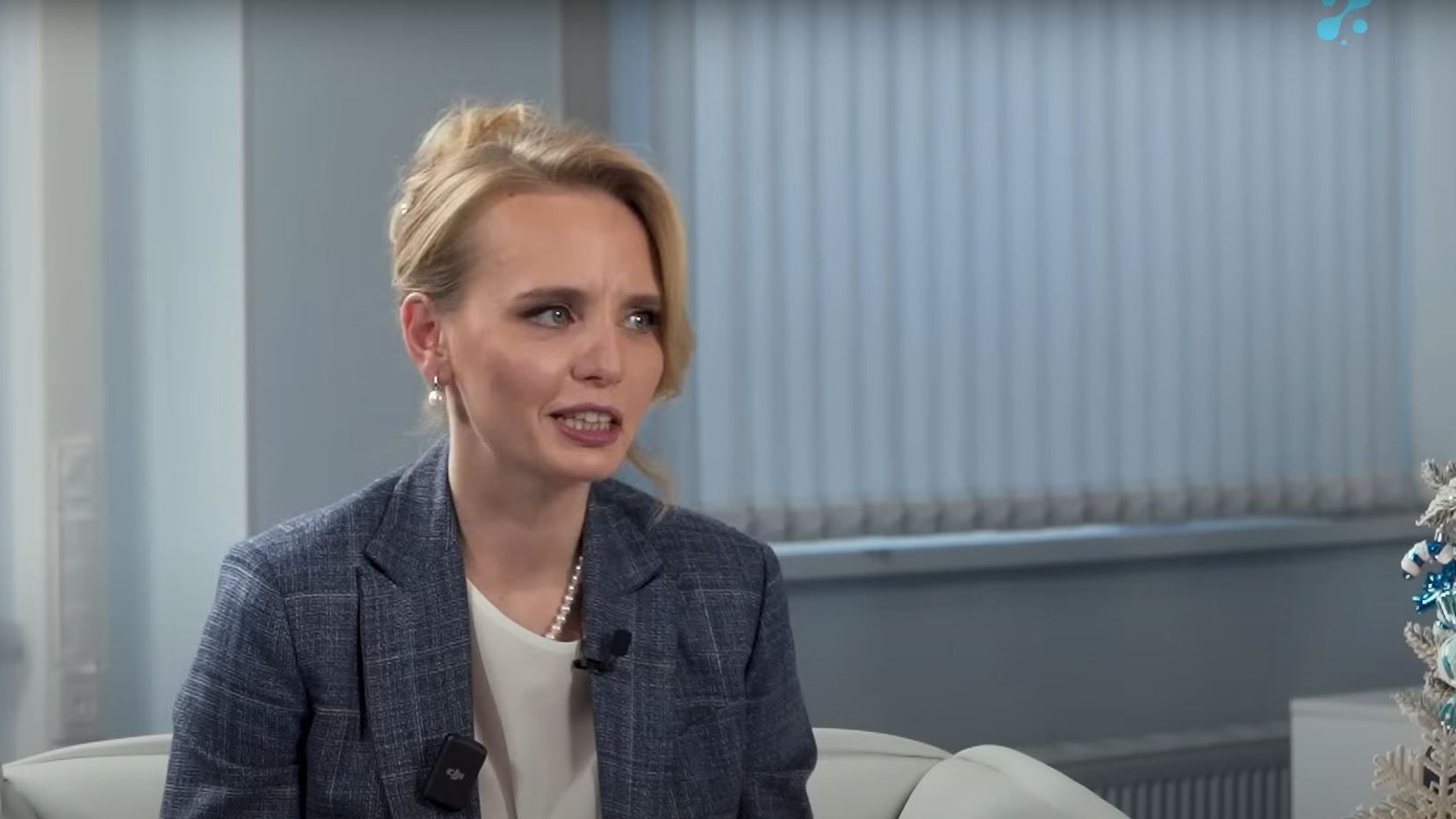 Die älteste Tochter von Wladimir Putin, Maria Woronzowa, war in einem Interview zu sehen.