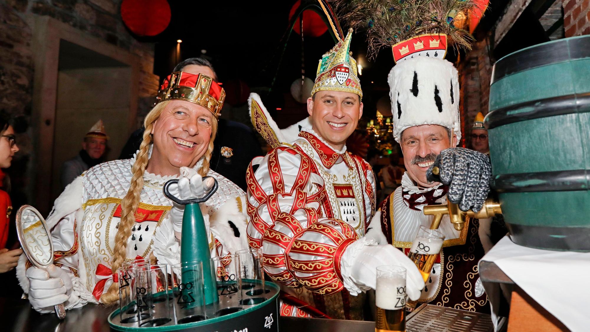 Jungfrau Frieda, Prinz Sascha I. und Bauer Werner.