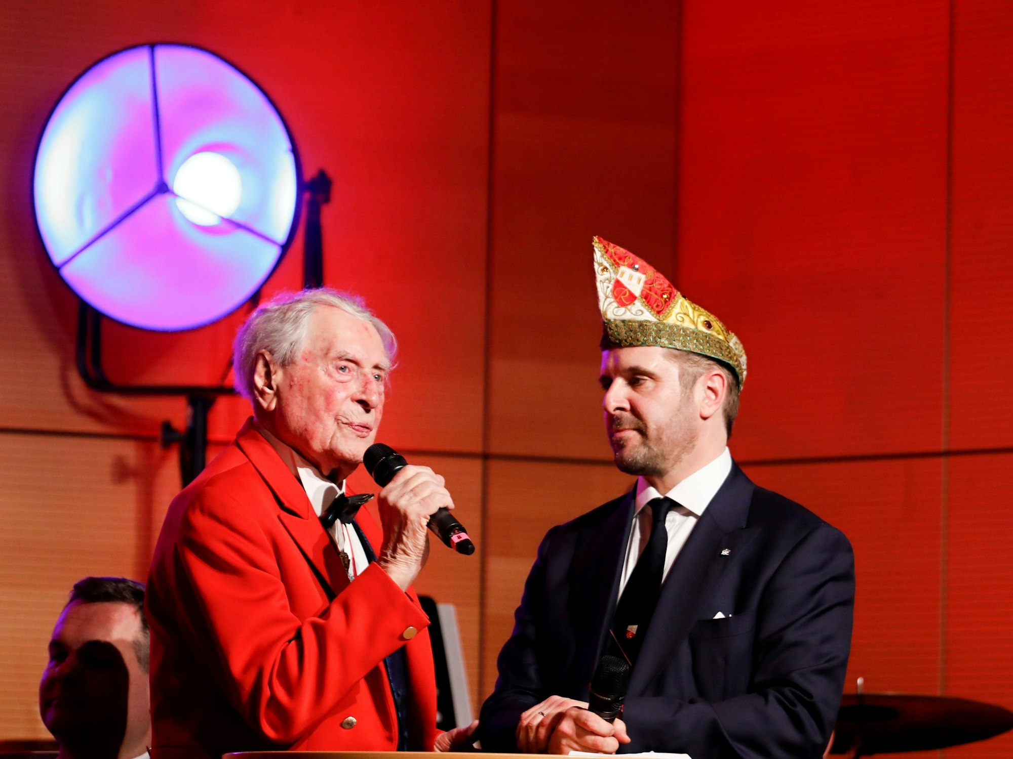 Ludwig Sebus mit Benedikt Conin.