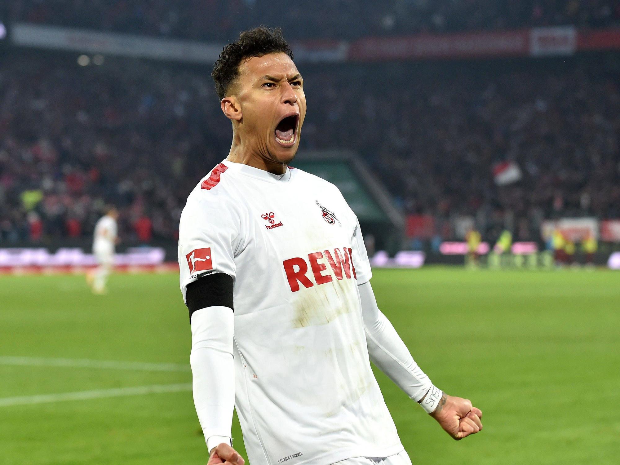 FC-Knipser Davie Selke bejubelt seinen Treffer zur 1:0-Führung im Heimspiel gegen den 1. FC Heidenheim am Samstag (13. Januar 2024).