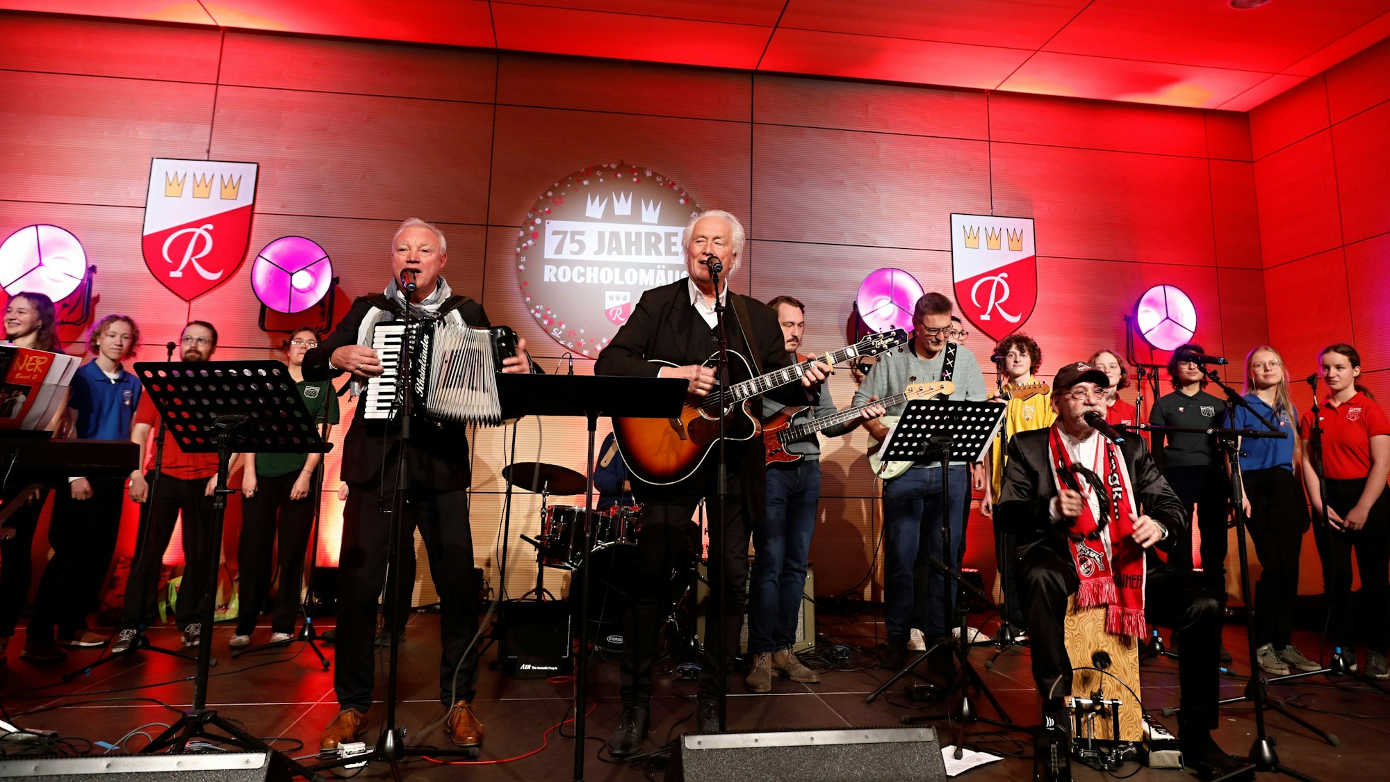 Die Alt-Höhner Peter Werner, Hannes Schöner und Janus Fröhlich.