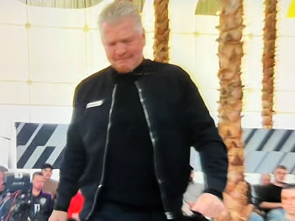Stefan Effenberg mit Tränen in den Augen.