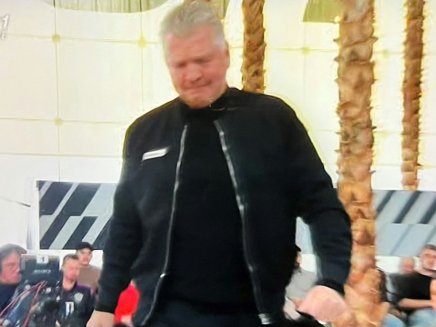 Stefan Effenberg mit Tränen in den Augen.