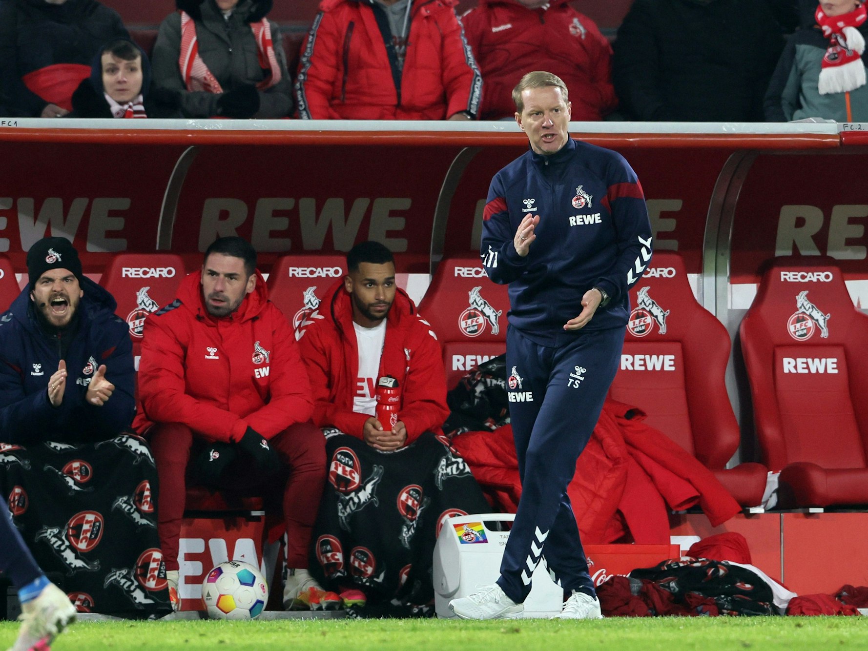 Timo Schultz beim Spiel gegen den 1. FC Heidenheim.