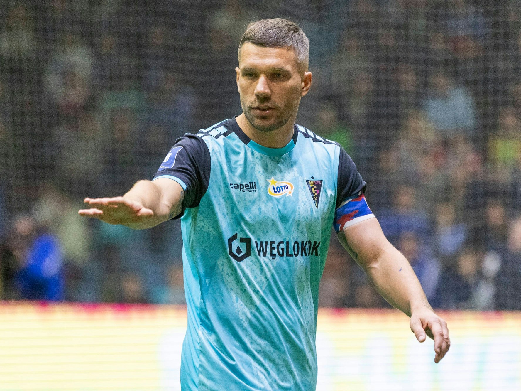 Lukas Podolski im Trikot von Gornik Zabrze.