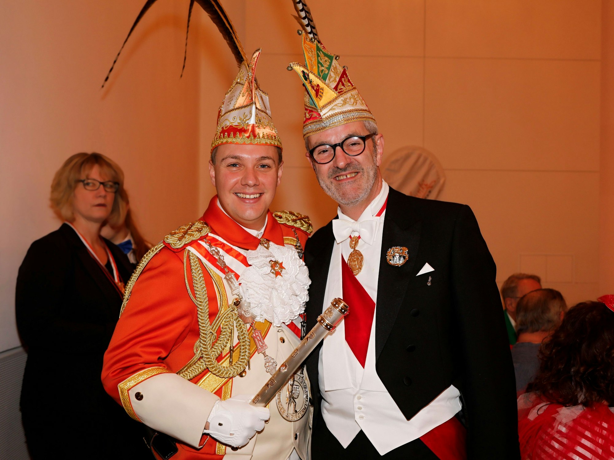 Sitzungsleiter Michael Gerhold und Thomas Frings.