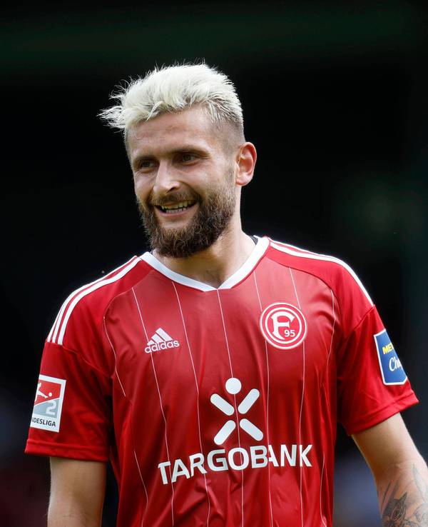 Nicolas Gavory beim Freundschaftsspiel gegen Turu Düsseldorf.