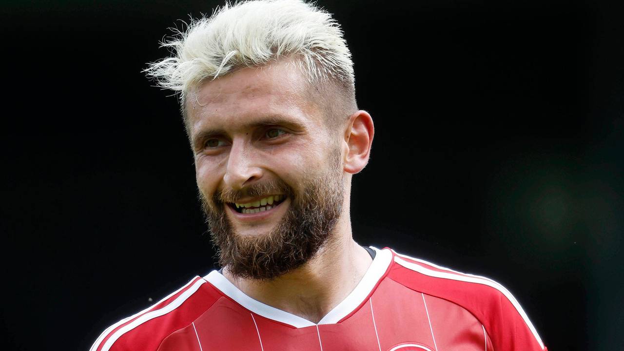 Nicolas Gavory beim Freundschaftsspiel gegen Turu Düsseldorf.