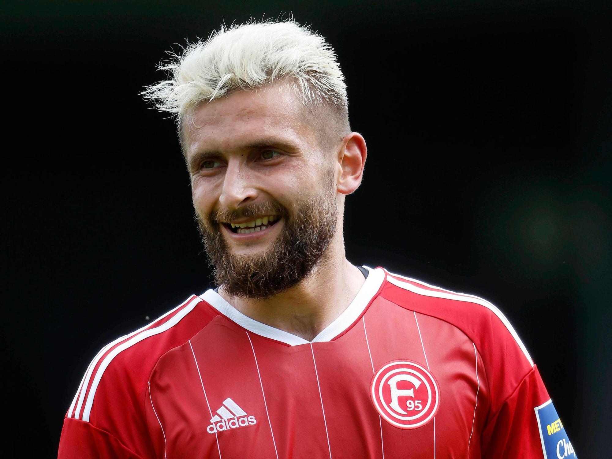 Nicolas Gavory beim Freundschaftsspiel gegen Turu Düsseldorf.