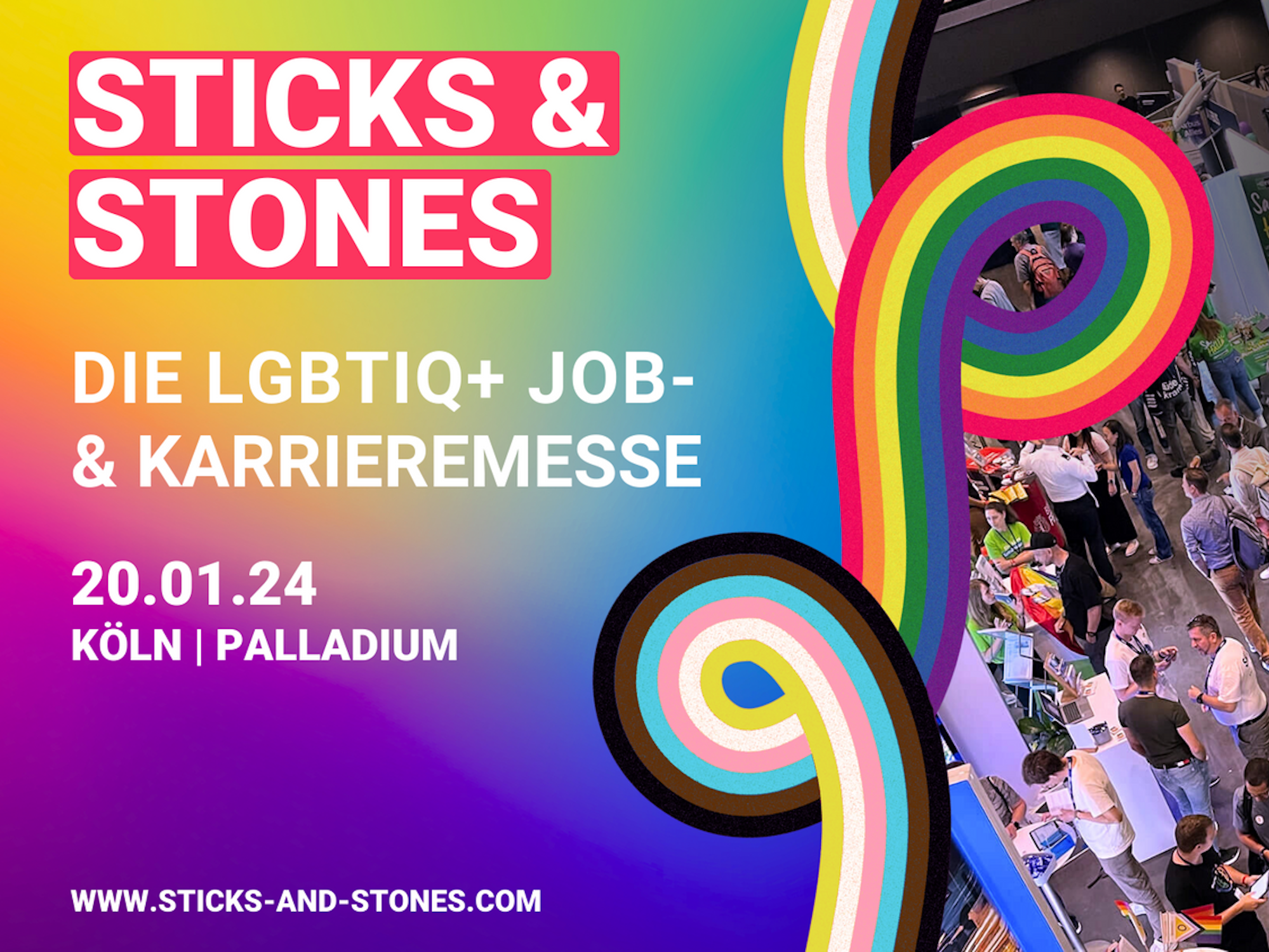 Informationsflyer zur Sticks& Stones