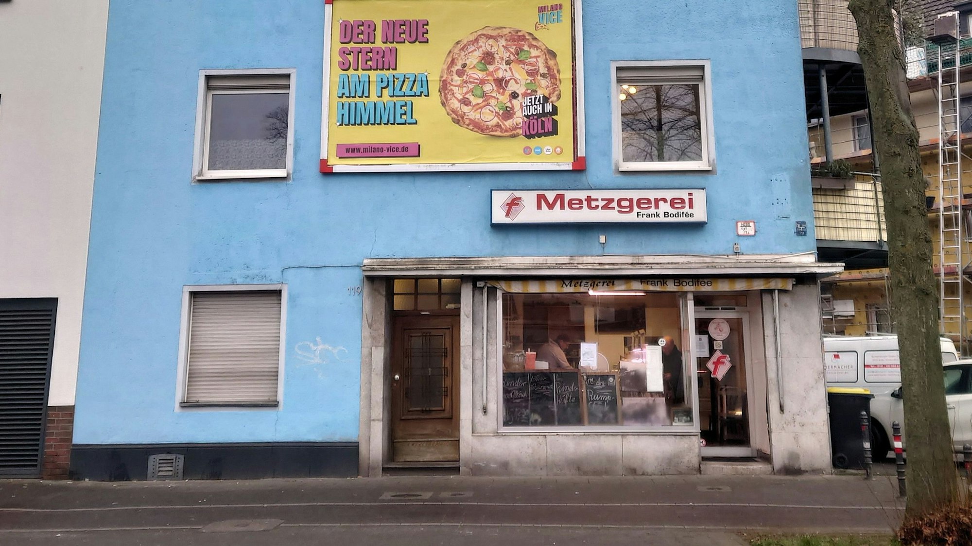 Die Metzgerei Bodifee an der Brühler Straße