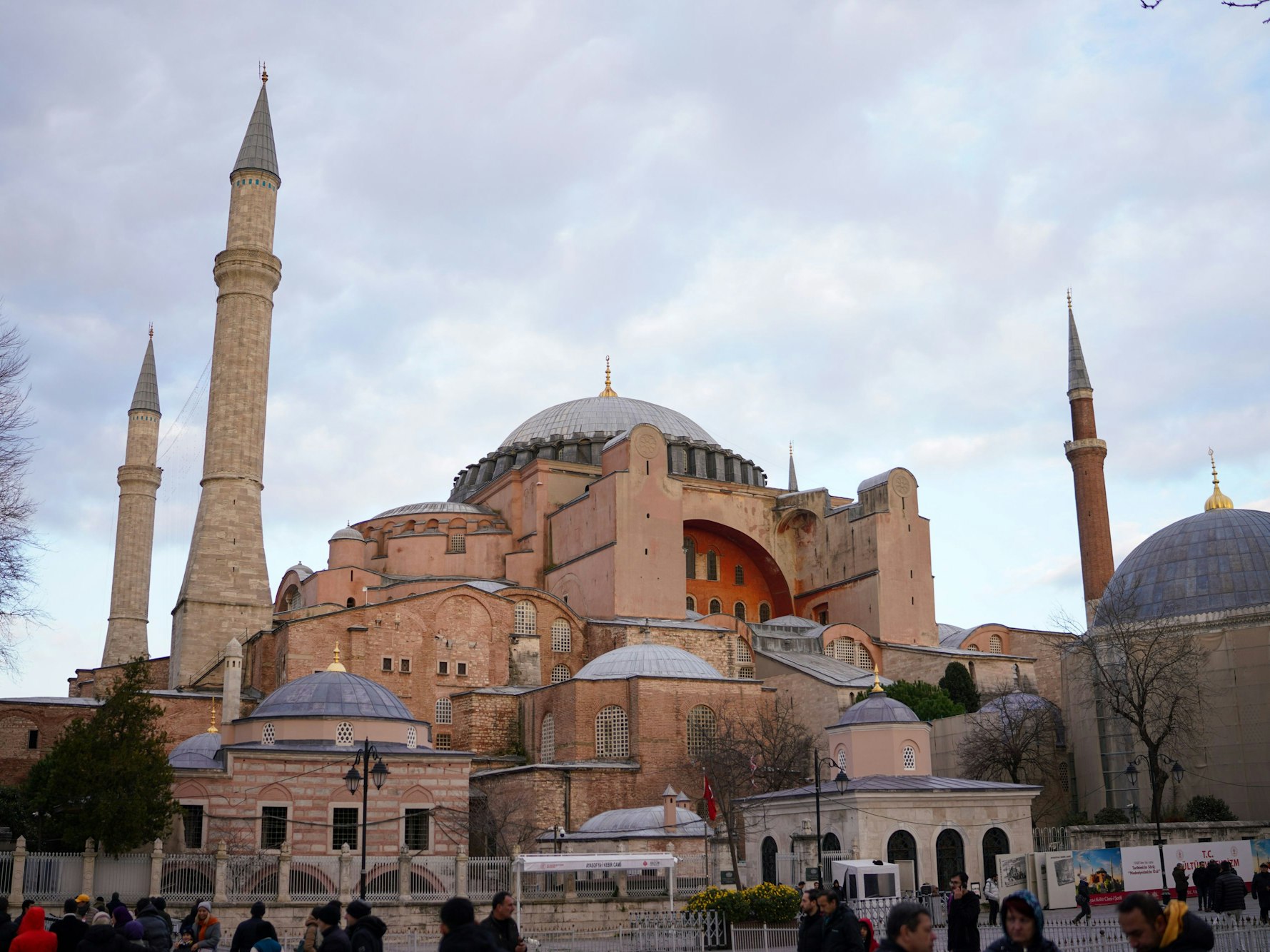 Die Moschee Hagia Sophia in Istanbul am 13. Januar 2024.