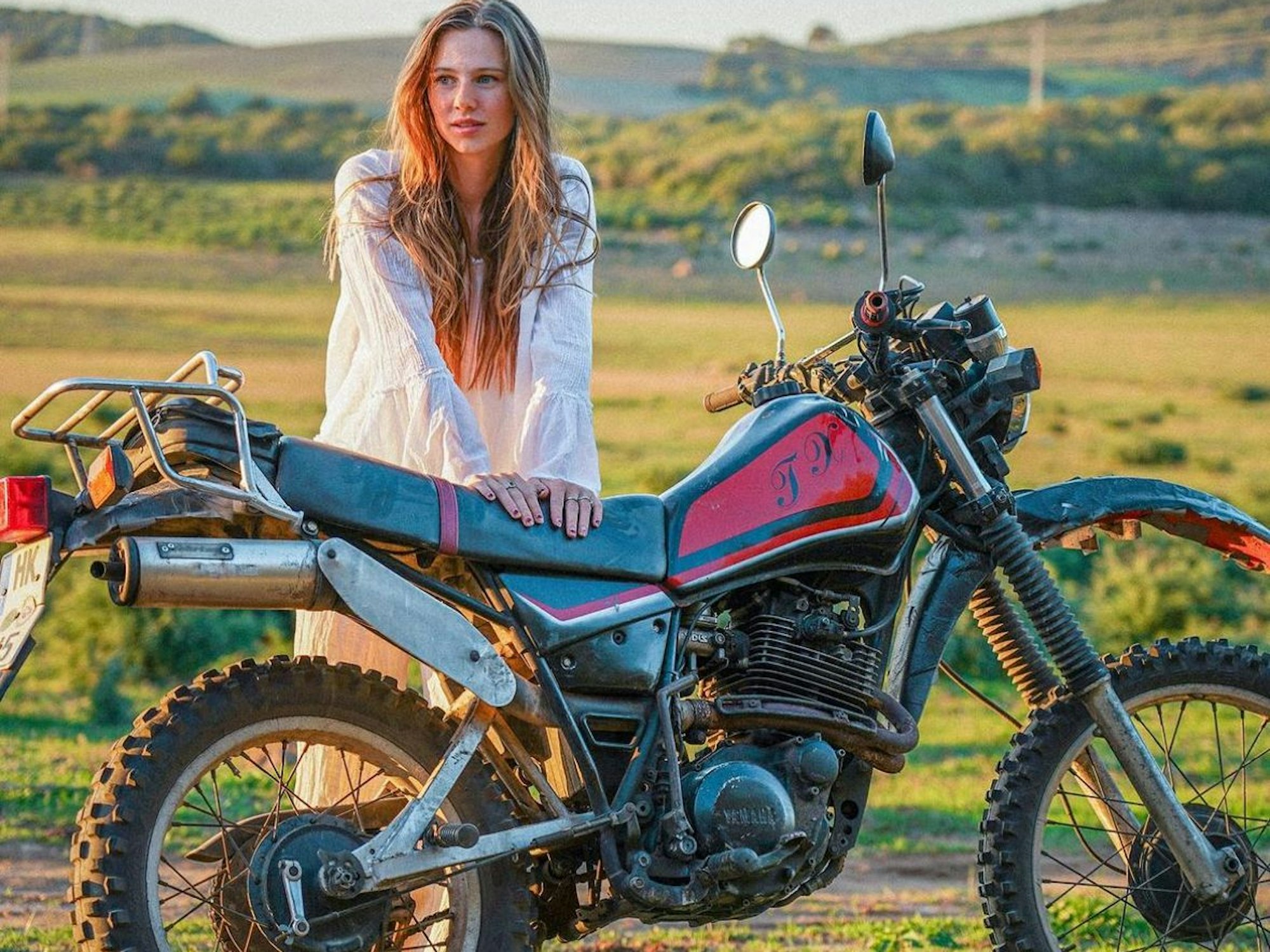 Ann-Kathrin Bendixen bereist allein auf ihrem Motorrad die Welt.