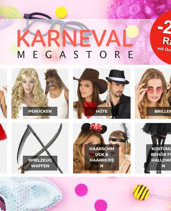 Karneval Megastore Accessoires