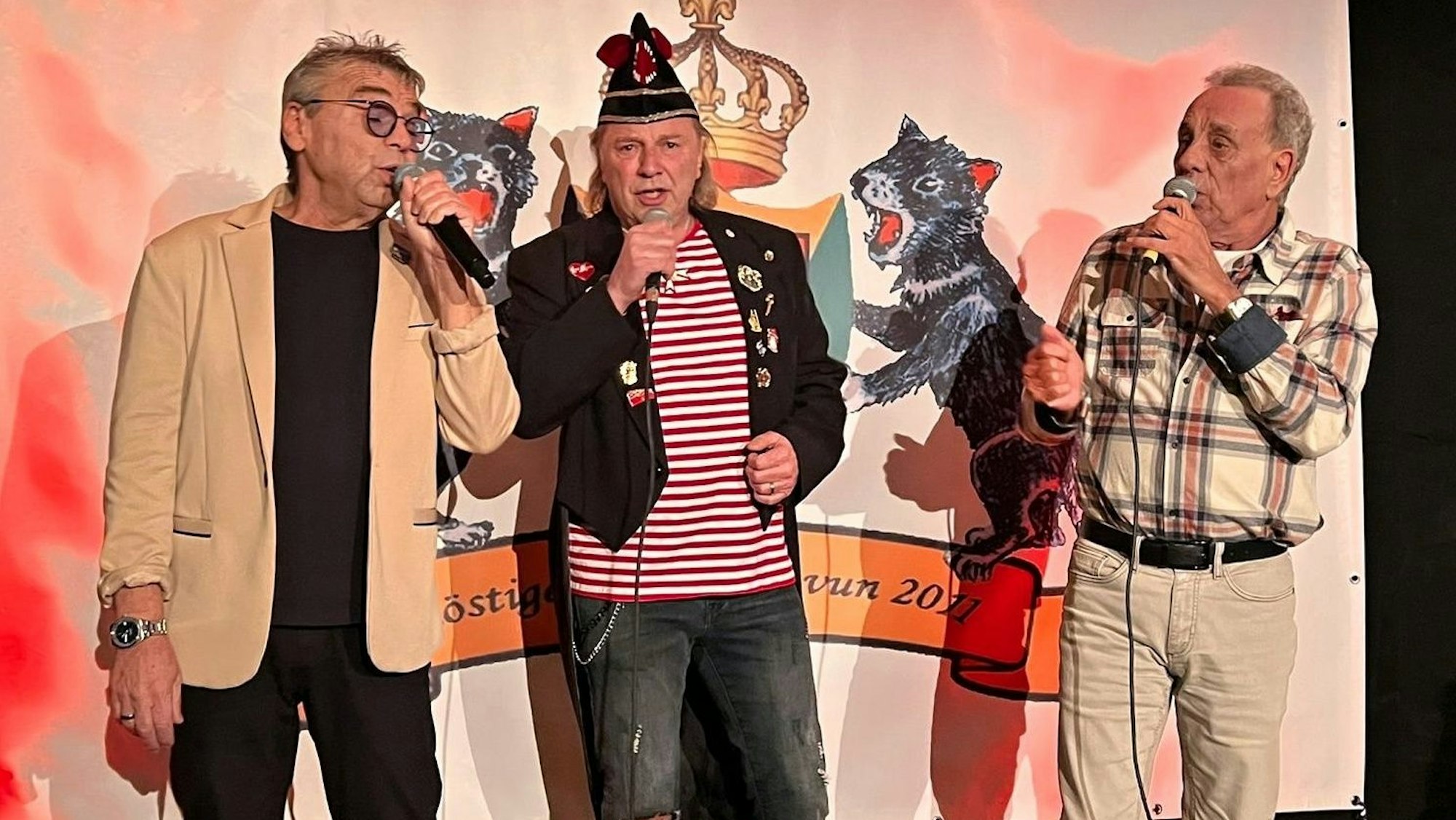 Micky und Bubi Brühl sowie Erry Stoklosa.