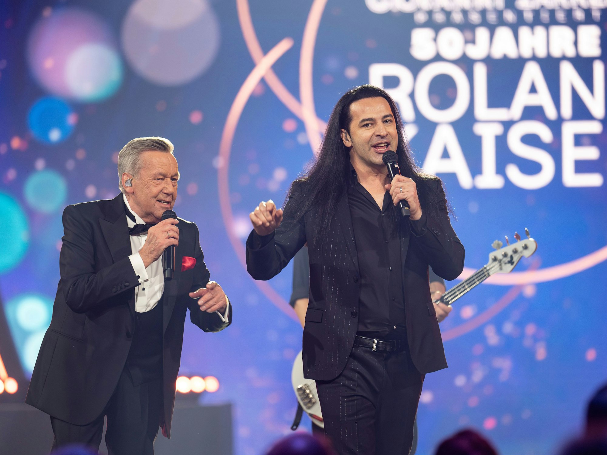 Bülent Ceylan (r.) mit Roland Kaiser.