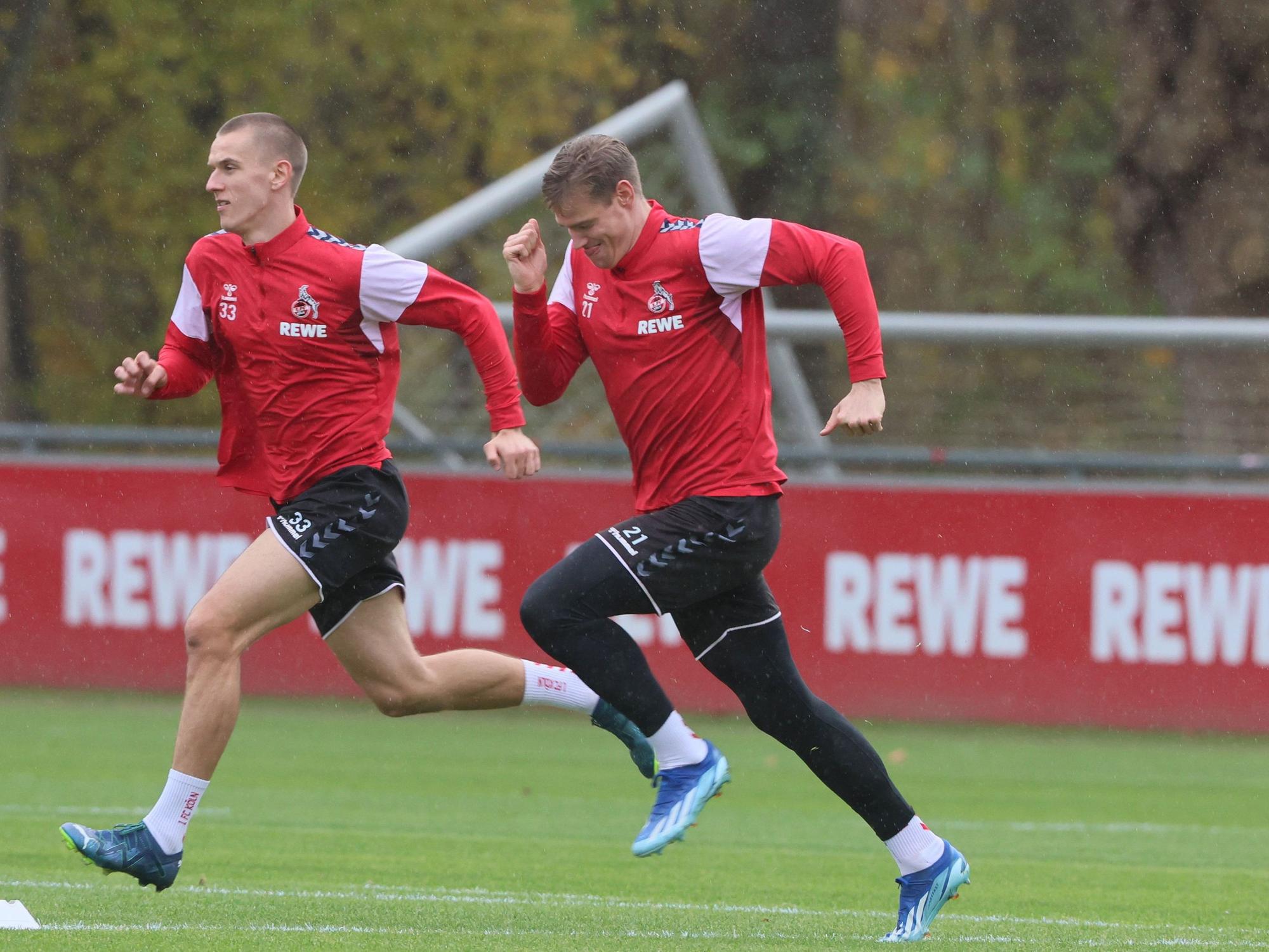 Florian Dietz und Steffen Tigges im Lauf-Duell.