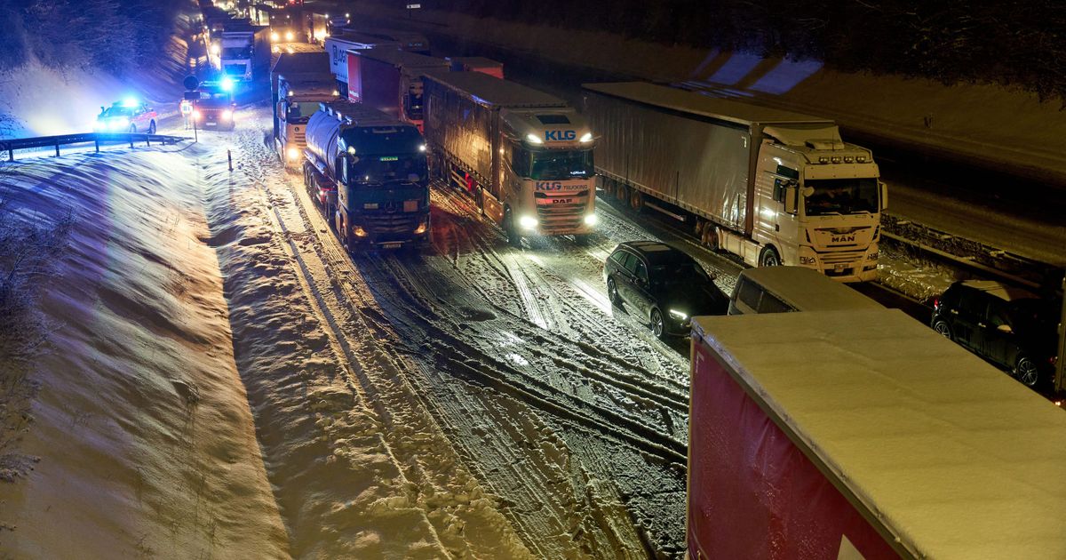 Schne Stau A 10 Fotosnull