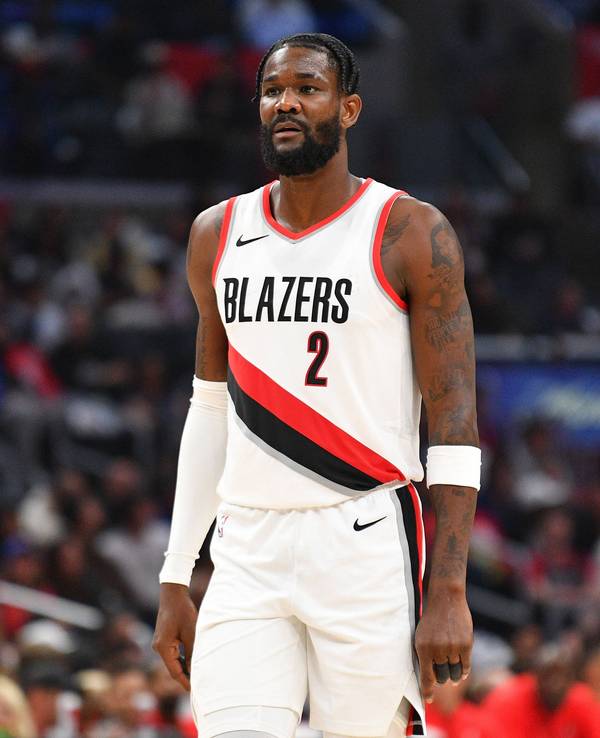 Center DeAndre Ayton im Trikot der Portland Trail Blazers.