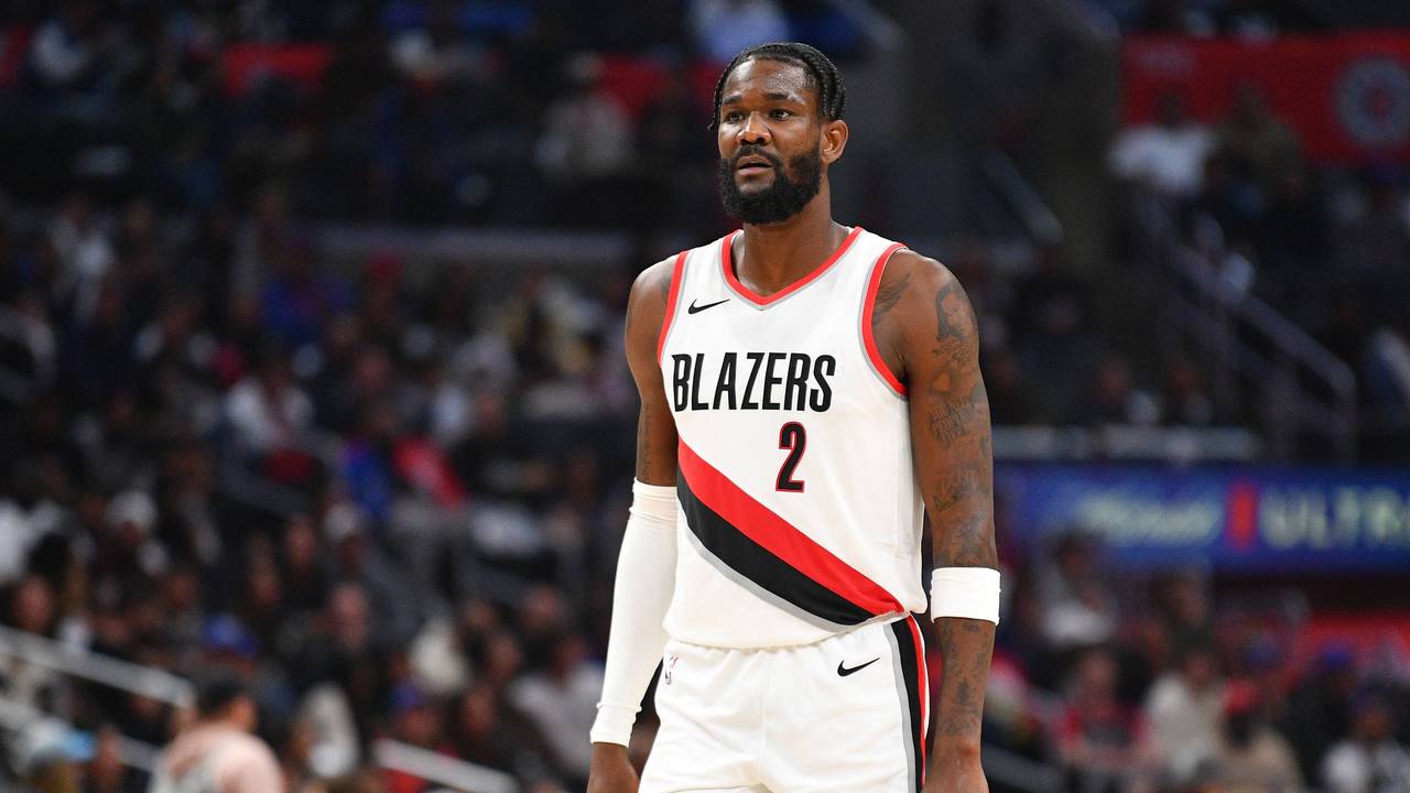 Center DeAndre Ayton im Trikot der Portland Trail Blazers.