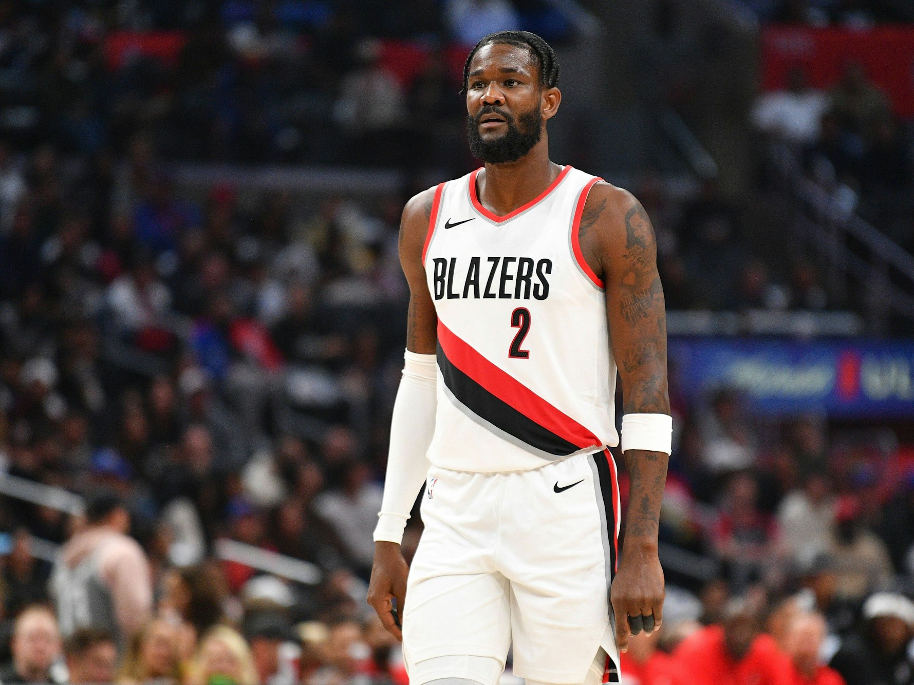 Center DeAndre Ayton im Trikot der Portland Trail Blazers.