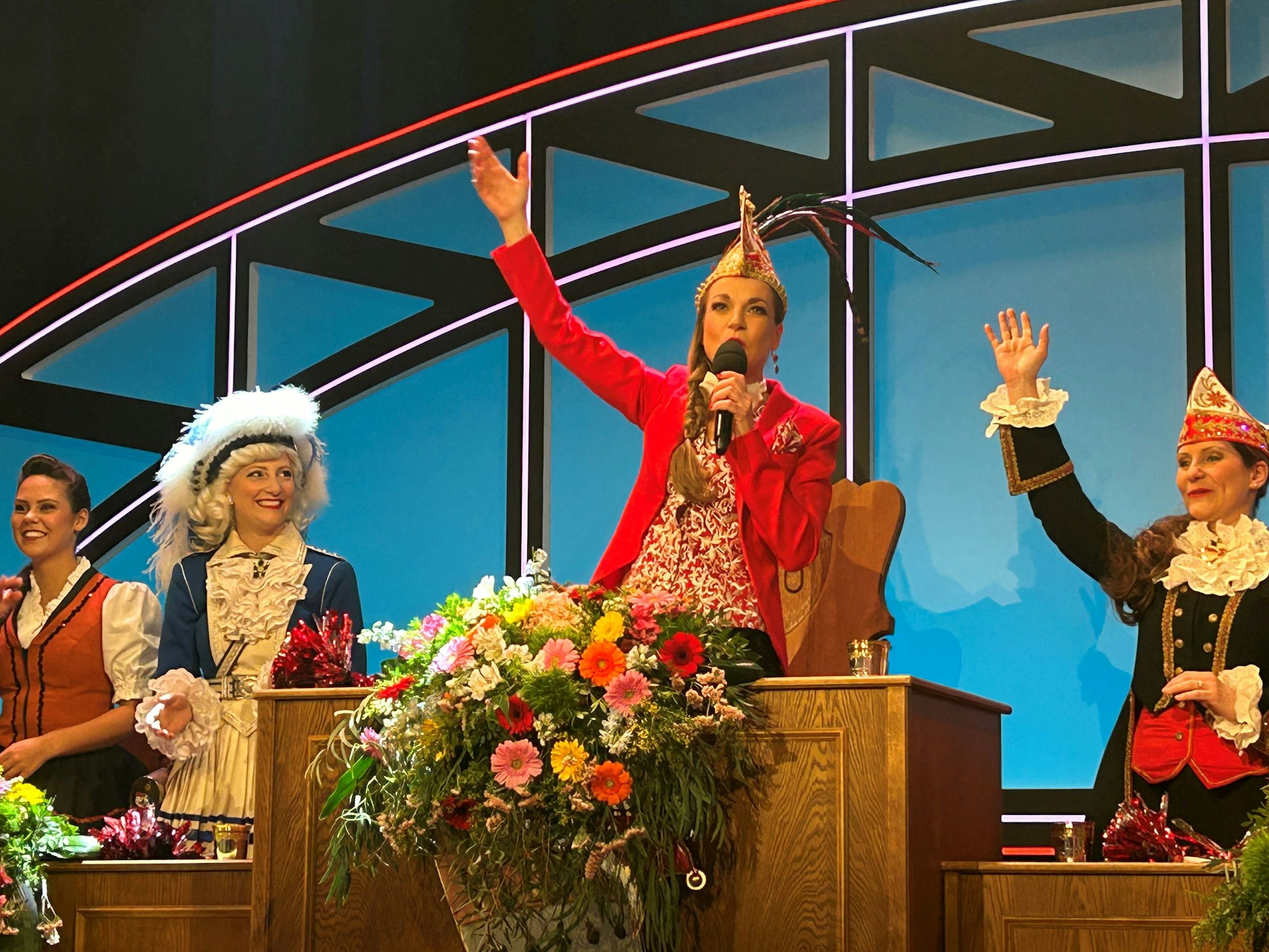 Nathalie Bergdoll und ihr Elferrat.