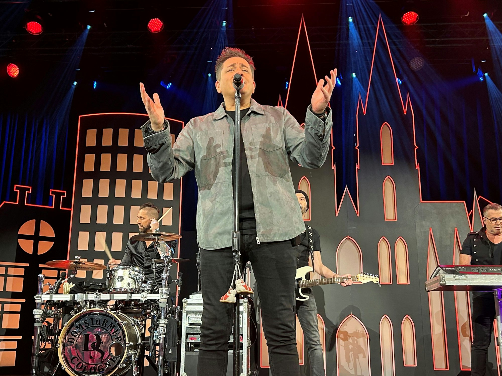 Die Domstürmer bei der ZDF-Sitzung.